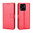 Leather Case Stands Flip Cover Holder BY5 for Xiaomi Redmi 10C 4G Red
