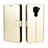 Leather Case Stands Flip Cover Holder BY5 for Xiaomi Redmi Note 9 Gold
