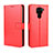 Leather Case Stands Flip Cover Holder BY5 for Xiaomi Redmi Note 9 Red