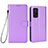 Leather Case Stands Flip Cover Holder BY6 for Xiaomi Mi 10T Pro 5G Purple