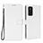 Leather Case Stands Flip Cover Holder BY6 for Xiaomi Mi 10T Pro 5G White