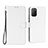 Leather Case Stands Flip Cover Holder BY6 for Xiaomi Poco M3 White