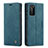 Leather Case Stands Flip Cover Holder C01S for Huawei P40 Pro Blue