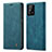 Leather Case Stands Flip Cover Holder C01S for Samsung Galaxy A32 4G Blue