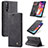 Leather Case Stands Flip Cover Holder C01S for Samsung Galaxy A70