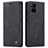 Leather Case Stands Flip Cover Holder C01S for Samsung Galaxy M40S Black