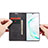 Leather Case Stands Flip Cover Holder C01S for Samsung Galaxy Note 10 Lite