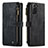 Leather Case Stands Flip Cover Holder C01S for Samsung Galaxy S23 Plus 5G