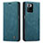 Leather Case Stands Flip Cover Holder C01S for Xiaomi Poco X3 GT 5G Blue