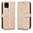 Leather Case Stands Flip Cover Holder C01X for Google Pixel 4 XL Gold
