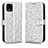 Leather Case Stands Flip Cover Holder C01X for Google Pixel 4 XL Silver