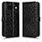 Leather Case Stands Flip Cover Holder C01X for Google Pixel 8a 5G Black