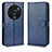 Leather Case Stands Flip Cover Holder C01X for Huawei Honor Magic4 Pro 5G Blue