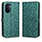 Leather Case Stands Flip Cover Holder C01X for Huawei Nova Y71 Green