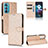 Leather Case Stands Flip Cover Holder C01X for Motorola Moto Edge 30 5G