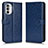 Leather Case Stands Flip Cover Holder C01X for Motorola Moto G52j 5G