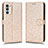 Leather Case Stands Flip Cover Holder C01X for Motorola Moto G52j 5G