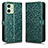 Leather Case Stands Flip Cover Holder C01X for Motorola Moto G54 5G Green