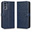 Leather Case Stands Flip Cover Holder C01X for Motorola Moto G62 5G