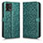 Leather Case Stands Flip Cover Holder C01X for Motorola Moto G72 Green