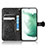 Leather Case Stands Flip Cover Holder C01X for Samsung Galaxy S22 5G