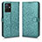 Leather Case Stands Flip Cover Holder C01X for Vivo T1 5G India Green