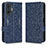 Leather Case Stands Flip Cover Holder C01X for Xiaomi Poco F4 GT 5G Blue