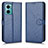 Leather Case Stands Flip Cover Holder C01X for Xiaomi Redmi 10 Prime Plus 5G Blue