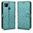Leather Case Stands Flip Cover Holder C01X for Xiaomi Redmi 9C Green