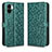 Leather Case Stands Flip Cover Holder C01X for Xiaomi Redmi A1 Green