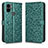 Leather Case Stands Flip Cover Holder C01X for Xiaomi Redmi A1 Plus Green