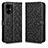 Leather Case Stands Flip Cover Holder C01X for Xiaomi Redmi Note 11R 5G Black