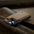 Leather Case Stands Flip Cover Holder C02S for Apple iPhone 14 Pro Max Brown