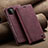 Leather Case Stands Flip Cover Holder C02S for Samsung Galaxy F42 5G
