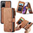 Leather Case Stands Flip Cover Holder C02S for Samsung Galaxy S20 Plus 5G