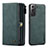 Leather Case Stands Flip Cover Holder C02S for Samsung Galaxy S21 5G