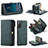 Leather Case Stands Flip Cover Holder C02S for Samsung Galaxy S22 Plus 5G