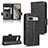 Leather Case Stands Flip Cover Holder C02X for Google Pixel 7a 5G