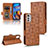 Leather Case Stands Flip Cover Holder C02X for Motorola Moto E32