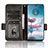 Leather Case Stands Flip Cover Holder C02X for Motorola Moto Edge 40 Neo 5G