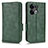 Leather Case Stands Flip Cover Holder C02X for Oppo Reno8 Pro+ Plus 5G Green