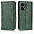 Leather Case Stands Flip Cover Holder C02X for Oppo Reno9 Pro+ Plus 5G Green