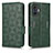 Leather Case Stands Flip Cover Holder C02X for Xiaomi Poco F4 GT 5G Green