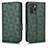 Leather Case Stands Flip Cover Holder C02X for Xiaomi Poco X3 GT 5G Green