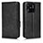 Leather Case Stands Flip Cover Holder C02X for Xiaomi Redmi 10C 4G Black