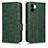 Leather Case Stands Flip Cover Holder C02X for Xiaomi Redmi A1 Green