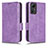 Leather Case Stands Flip Cover Holder C02X for Xiaomi Redmi Note 12S Purple