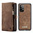 Leather Case Stands Flip Cover Holder C03S for Samsung Galaxy A52s 5G