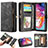 Leather Case Stands Flip Cover Holder C03S for Samsung Galaxy A70S