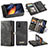 Leather Case Stands Flip Cover Holder C03S for Samsung Galaxy A71 5G